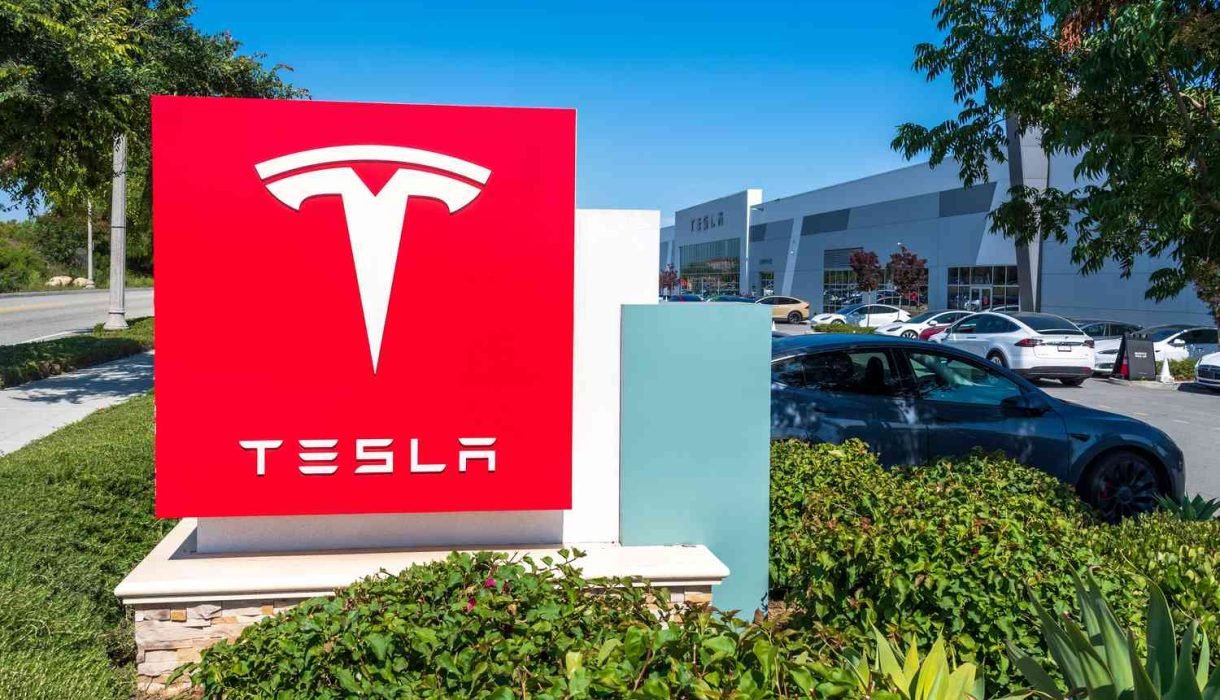 Tesla sign