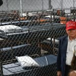 Trump and Kristi Noem in alligator alcatraz