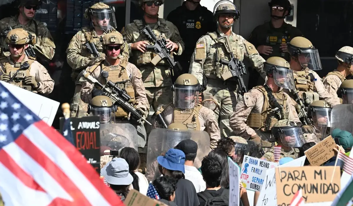 Mialitary Confronting Civilians