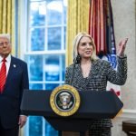 Pam Bondi and Trump